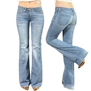 Juicy Couture | Y2K Juicy Jean Couture Light Wash High Rise Flare Leg Jeans